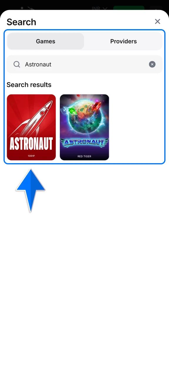 Find the Astronaut game in the 1win lobby and start your interstellar journey to multiply your bets.